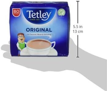 Tetley Original Tea - Black Tea Bags, 480 Bags (Pack of 6)