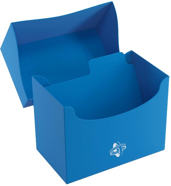Gamegenic 80-Karten-Seitenhalter – Blaue Deckbox zur TCG-Aufbewahrung