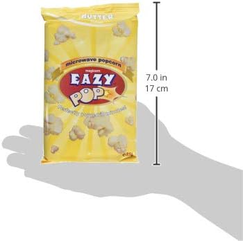 Eazypop Mikrowellen-Popcorn mit Buttergeschmack, 85 g (16er-Packung)