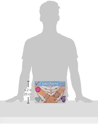 Galt Cute Charms Jewellery Making Kit - Animal Themed Craft Set for Kids Ages 7+