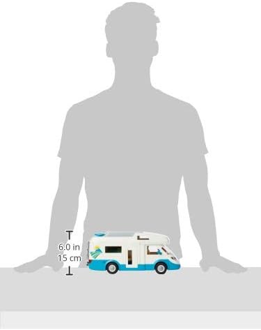 PLAYMOBIL Family Camper 70088 - Playset with Removable Roof & Convertible Sleeping Area for Ages 4+