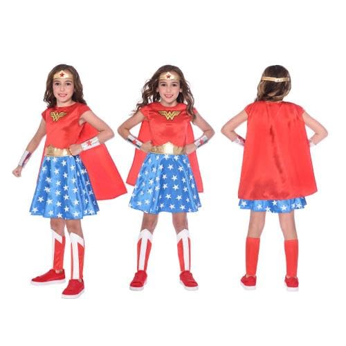 Amscan Wonder Woman Costume - Kids Classic DC Comics Superhero