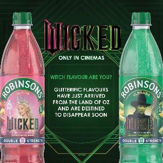 Robinsons Wicked Glinda Double Strength Outstandiful Berry No Added Sugar 750ml
