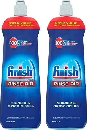 Finish - Rinse Aid for Shinier and Drier Dishes ORIGINAL, Pack of 2