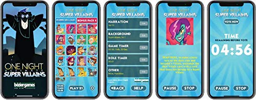 Bezier Games One Night Ultimate Super Villains Brettspiel