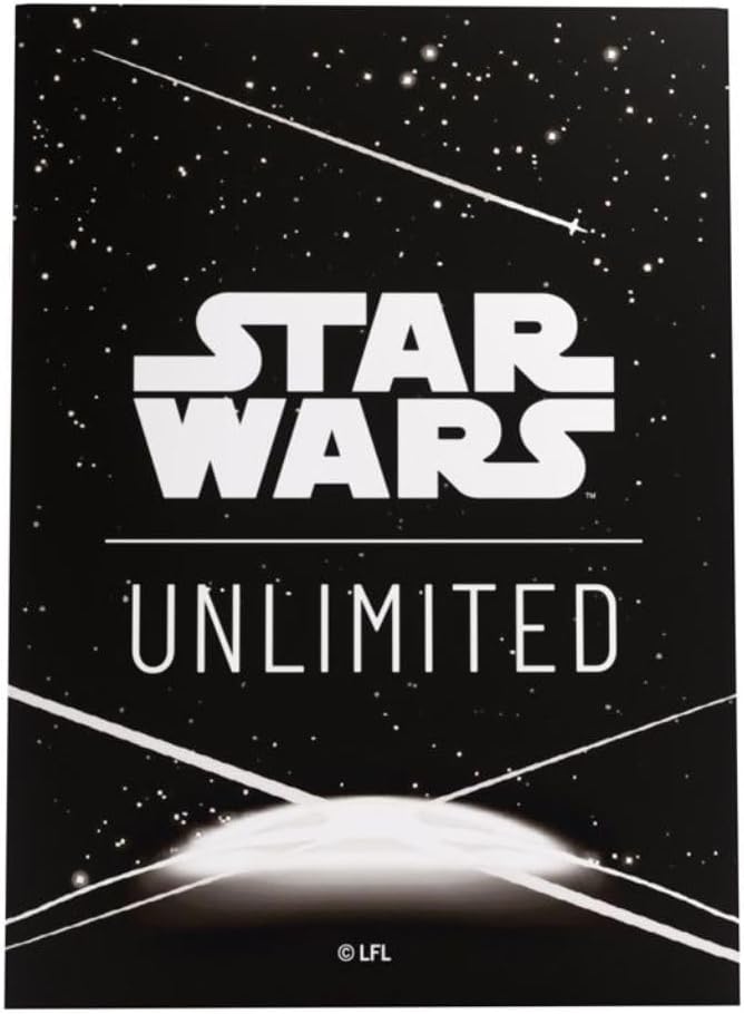 Gamegenic Star Wars Unlimited Art Sleeves, 60er-Pack, weißes und klares Design