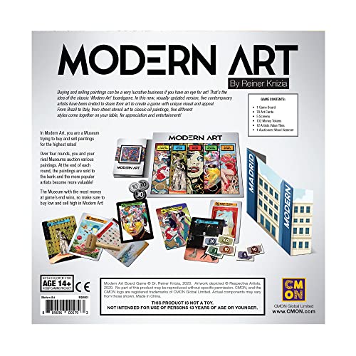 CoolMiniOrNot Modern Art Brettspiel (MDA001)