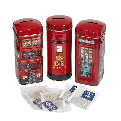 Neue englische Tees Heritage Range English Icons - Englische Teeauswahl Dreifach-Dose Geschenkpackung