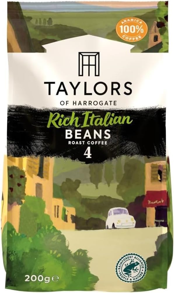 Taylors of Harrogate – Reichhaltige italienische Kaffeebohnen, 200 g