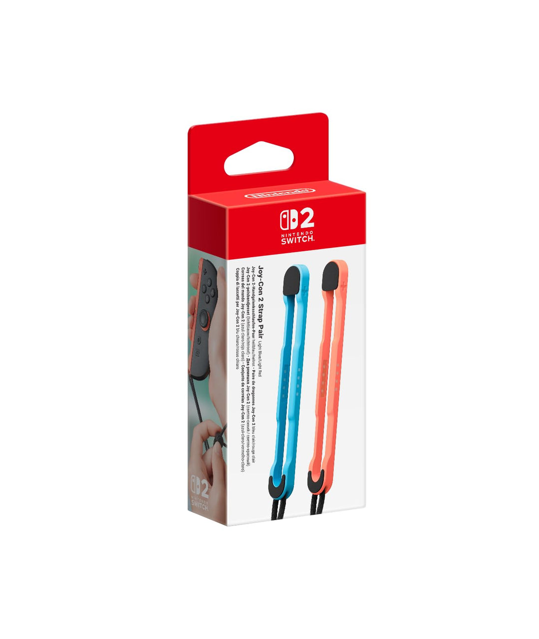 Nintendo Joy-Con 2 Strap Pair - Light Blue and Light Red