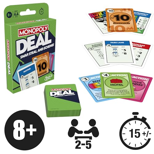 Hasbro Monopoly Deal-Kartenspiel