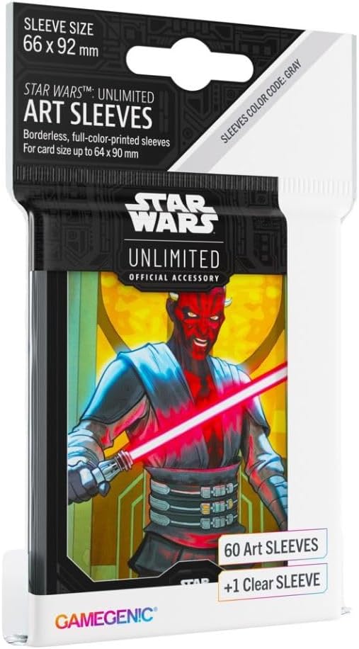 Gamegenic Star Wars Unlimited Darth Maul Art Hüllen für Kartenspiele