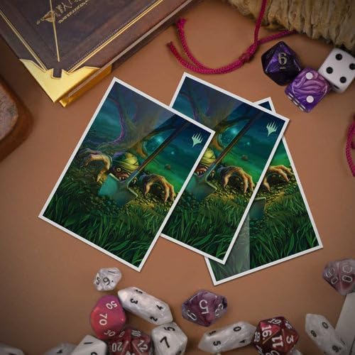 Ultra Pro MTG Duskmourn 105ct Apex Deck Schutzhüllen – Exhume Artwork von Tim Jacobus