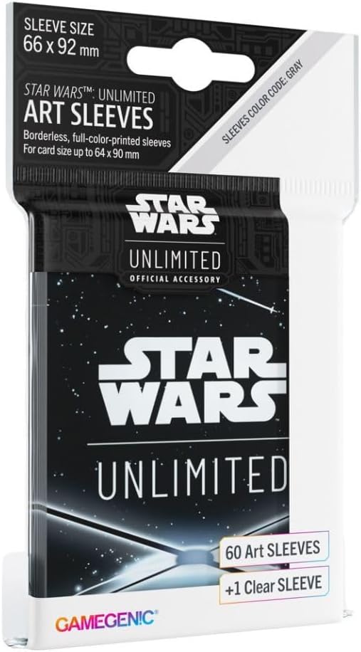 Gamegenic Star Wars Unlimited Art Sleeves 60er-Pack Schwarz