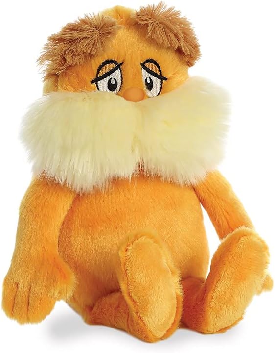 The Lorax 7.5In Soft Toy - Official Dr. Seuss Plush for Toddlers & Kids