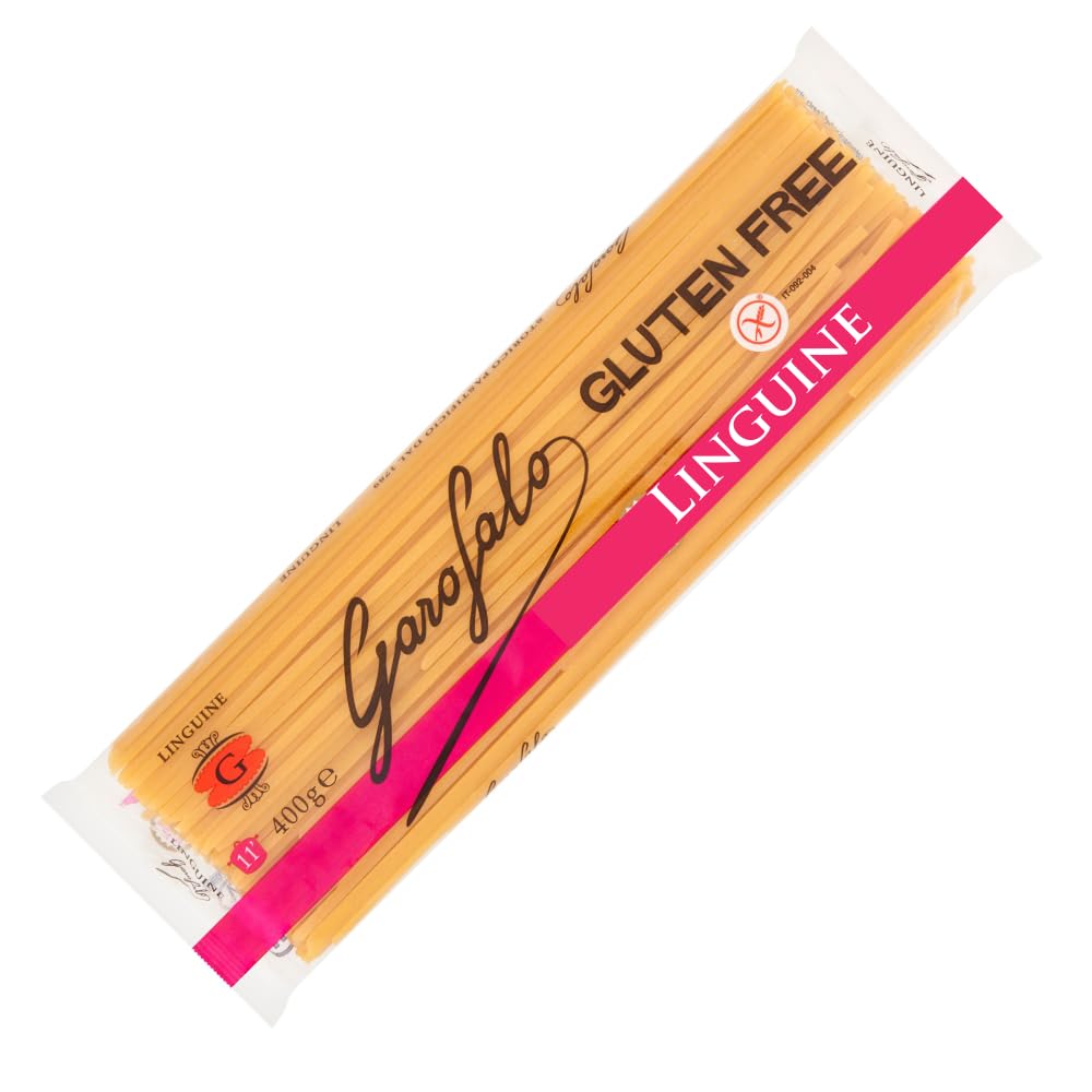 Garofalo Glutenfreie Linguine, italienische getrocknete Pasta, 400 g – für Zöliakiekranke und Veganer geeignet