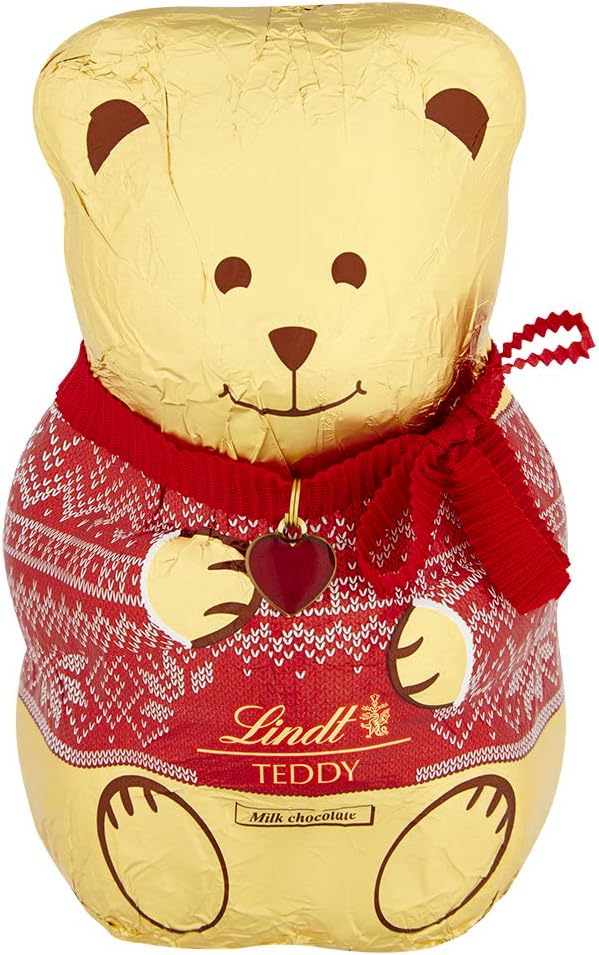 Lindt - Teddy with Christmas Jumper Hollow Chocolate Figure (200 g)