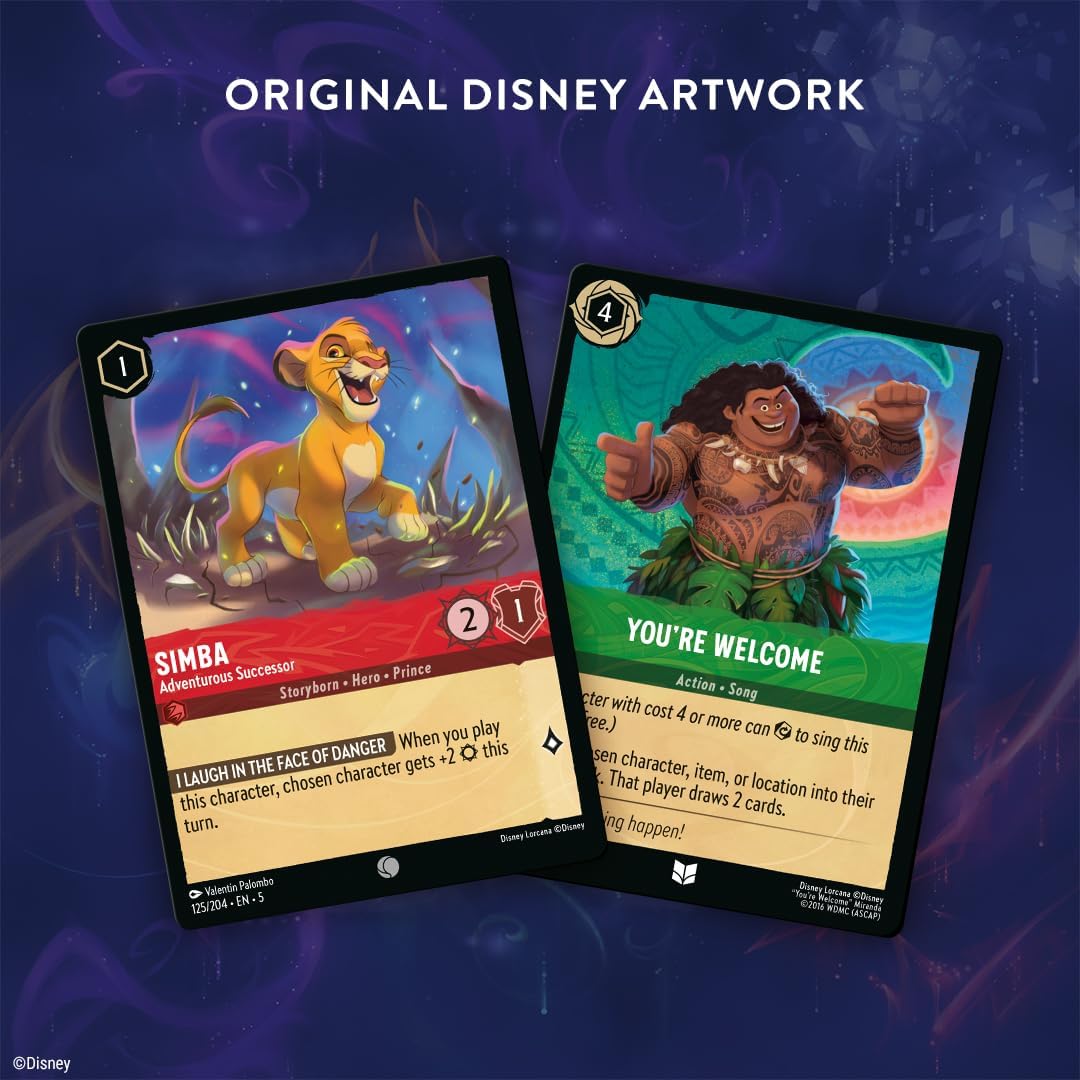 Ravensburger Disney Lorcana Shimmering Skies Starter Deck Trading Card Game