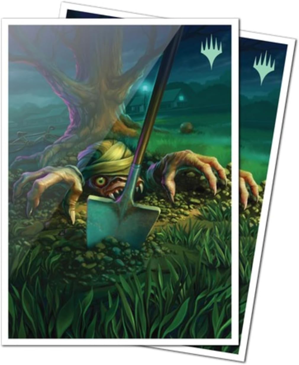 Ultra Pro MTG Duskmourn 105ct Apex Deck Schutzhüllen – Exhume Artwork von Tim Jacobus