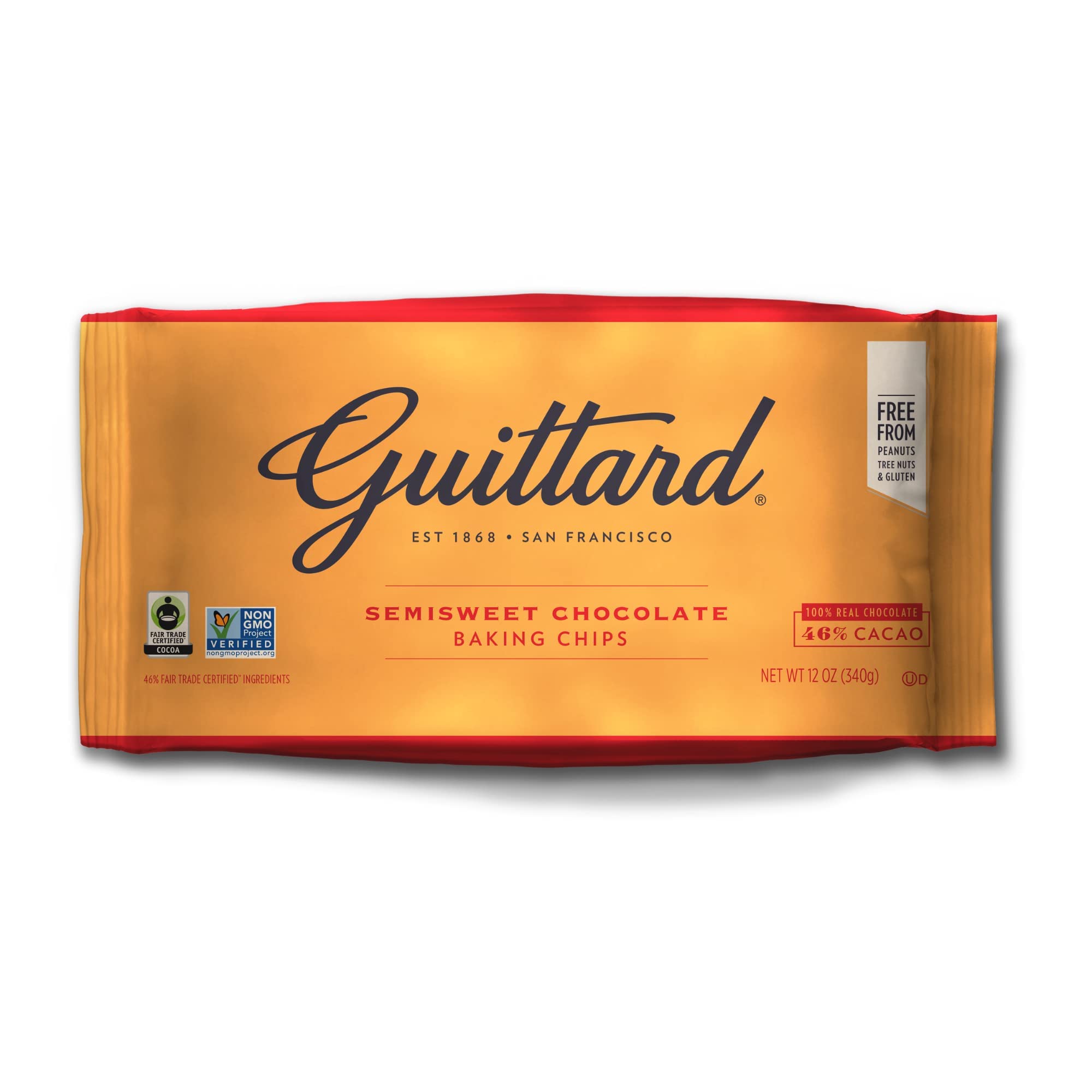 Guittard Semi-Sweet Chocolate Baking Chips 46% Cacao - 340 g