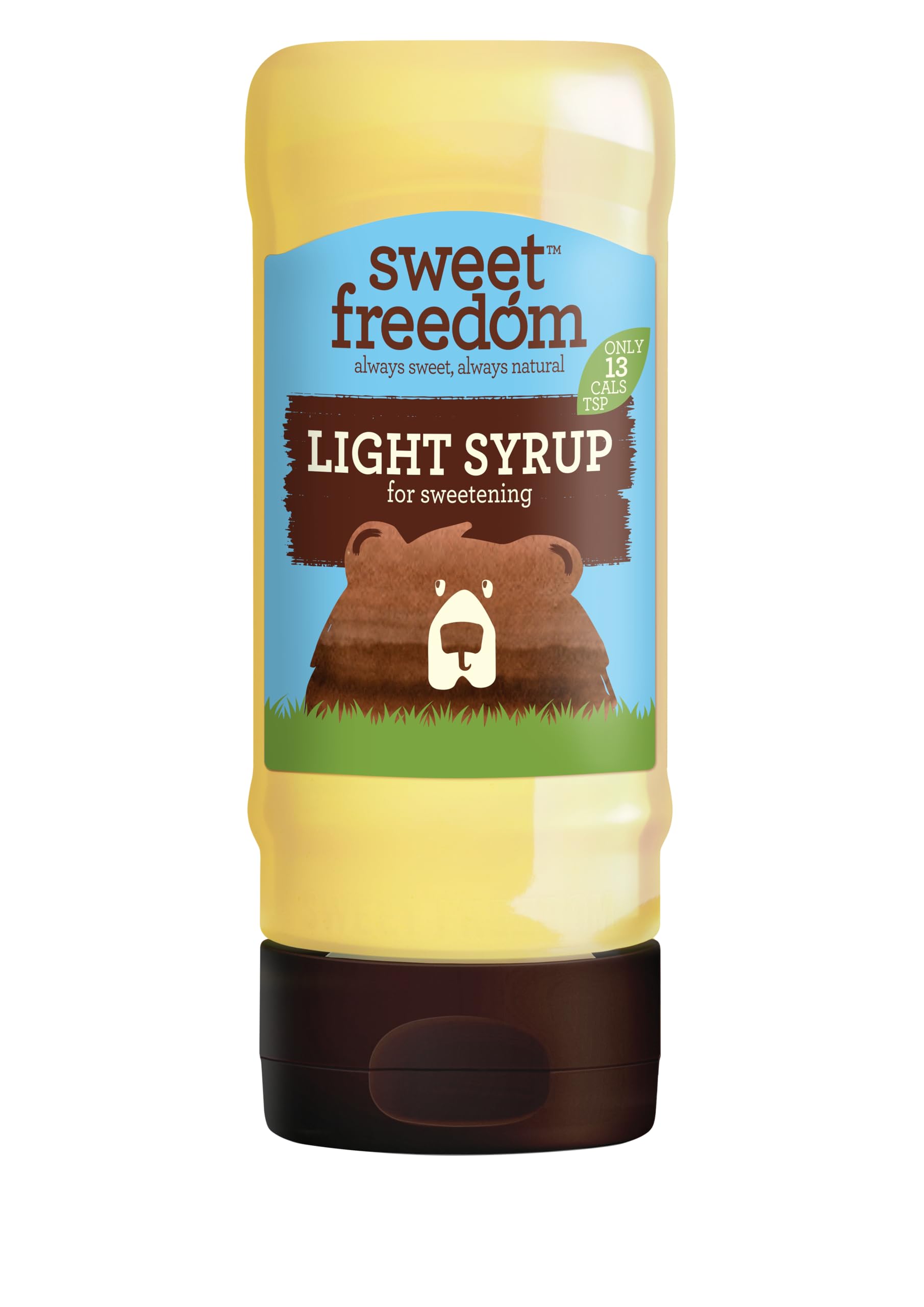 Sweet Freedom - Light Syrup 350g | Natural Vegan Sweetener from Apple & Carob | 13 Cal per Teaspoon
