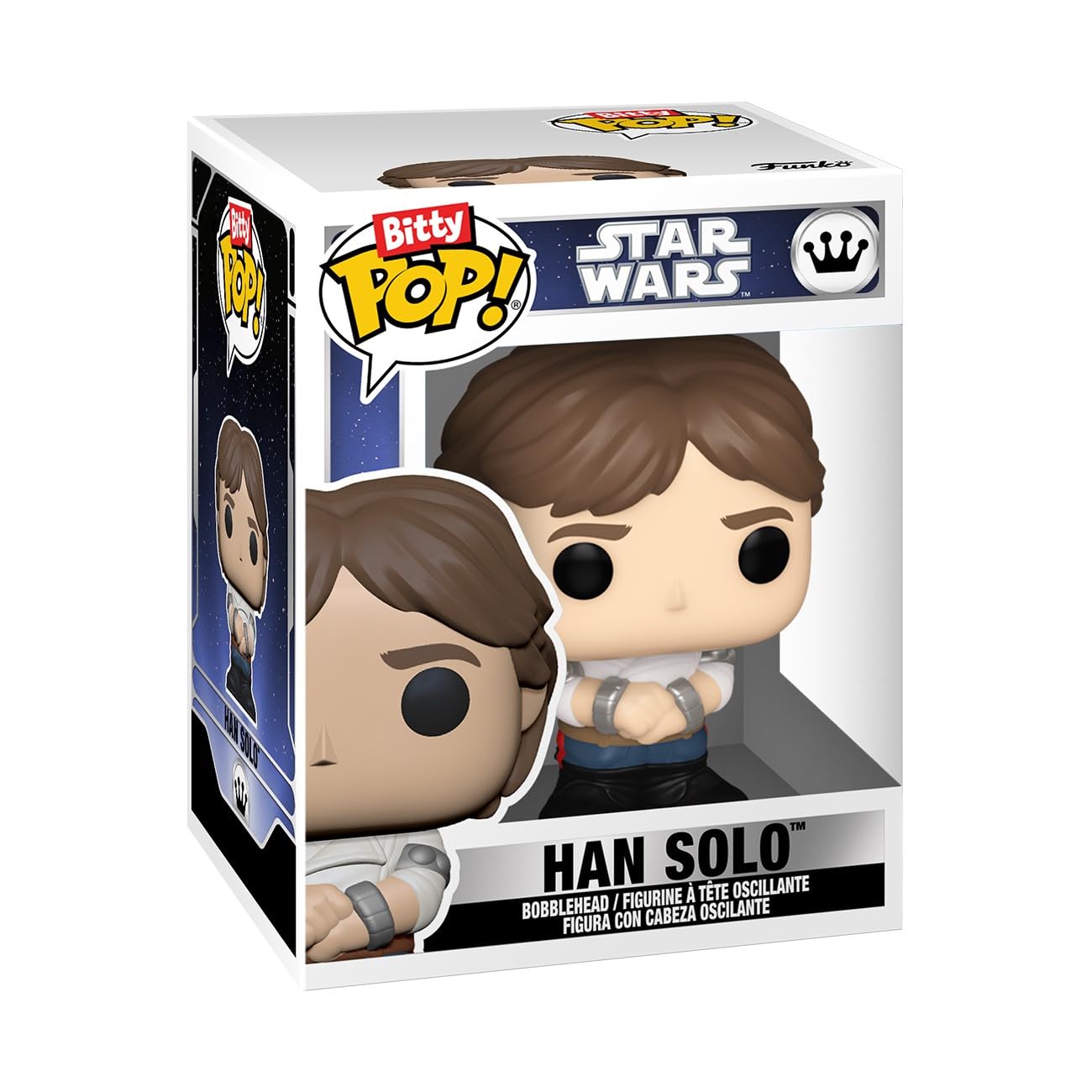 Funko Bitty Pop! Star Wars - Han 4pk with Mystery Mini Figure Vinyl Set