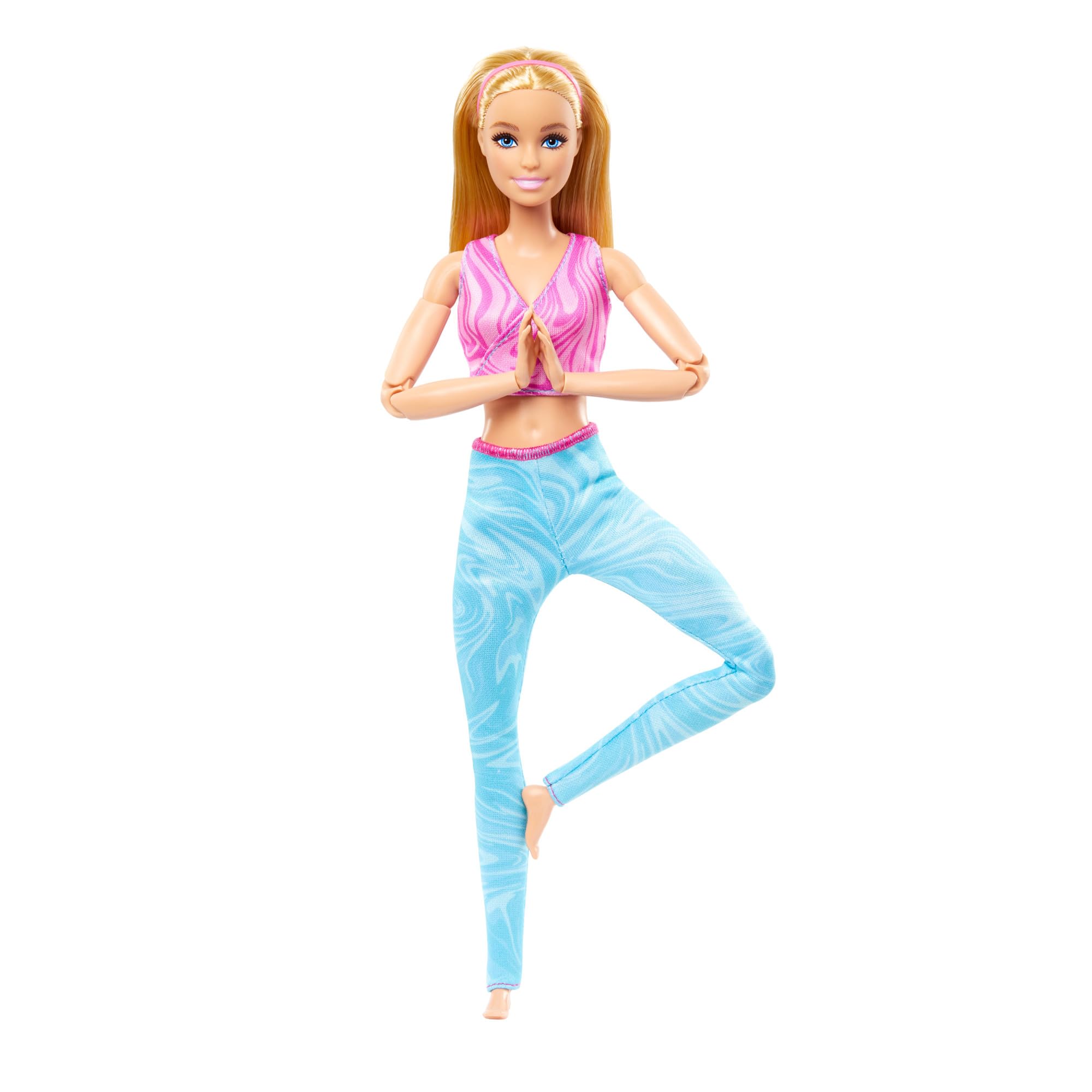 Barbie Made to Move Fashion Doll - 22-Joint Articulation for Realistic