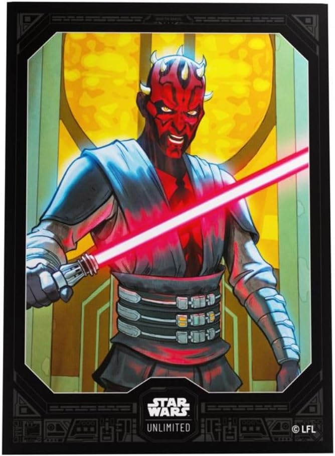 Gamegenic Star Wars Unlimited Darth Maul Art Hüllen für Kartenspiele