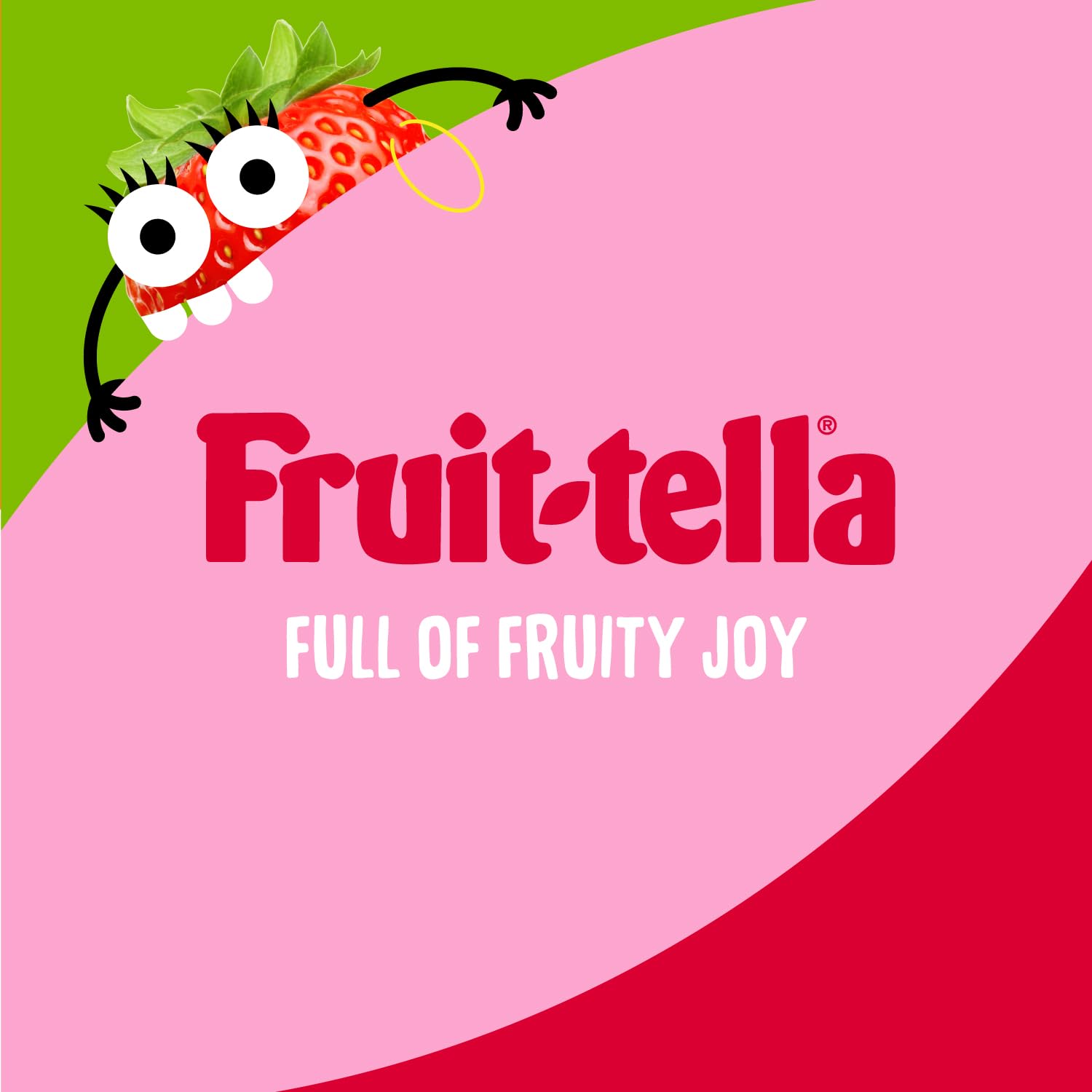 Fruittella Simply Strawberry Soft Chews - Vegan, Gluten-Free Fruit Flavoured Party Sweets