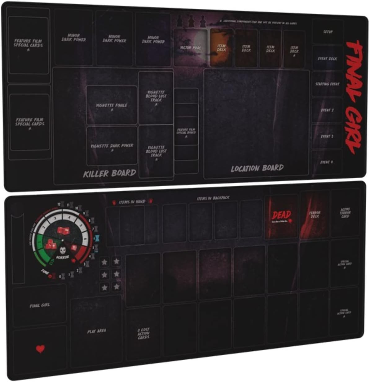 Final Girl: Game Mat Set (Series 2) - Neoprene Board Game Accessory