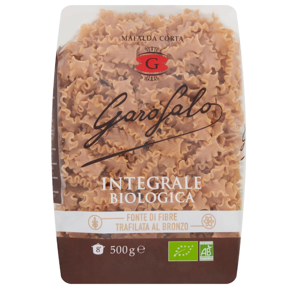 Garofalo Vollkorn Bio Mafalda Corta Italienische Pasta, 500g