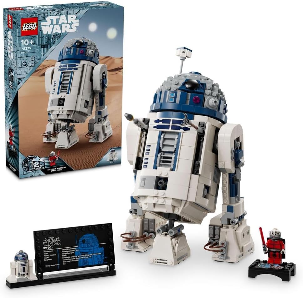 LEGO Star Wars R2-D2 Bauset – 1050-teiliges Modell mit Minifiguren für Kinder ab 10 Jahren