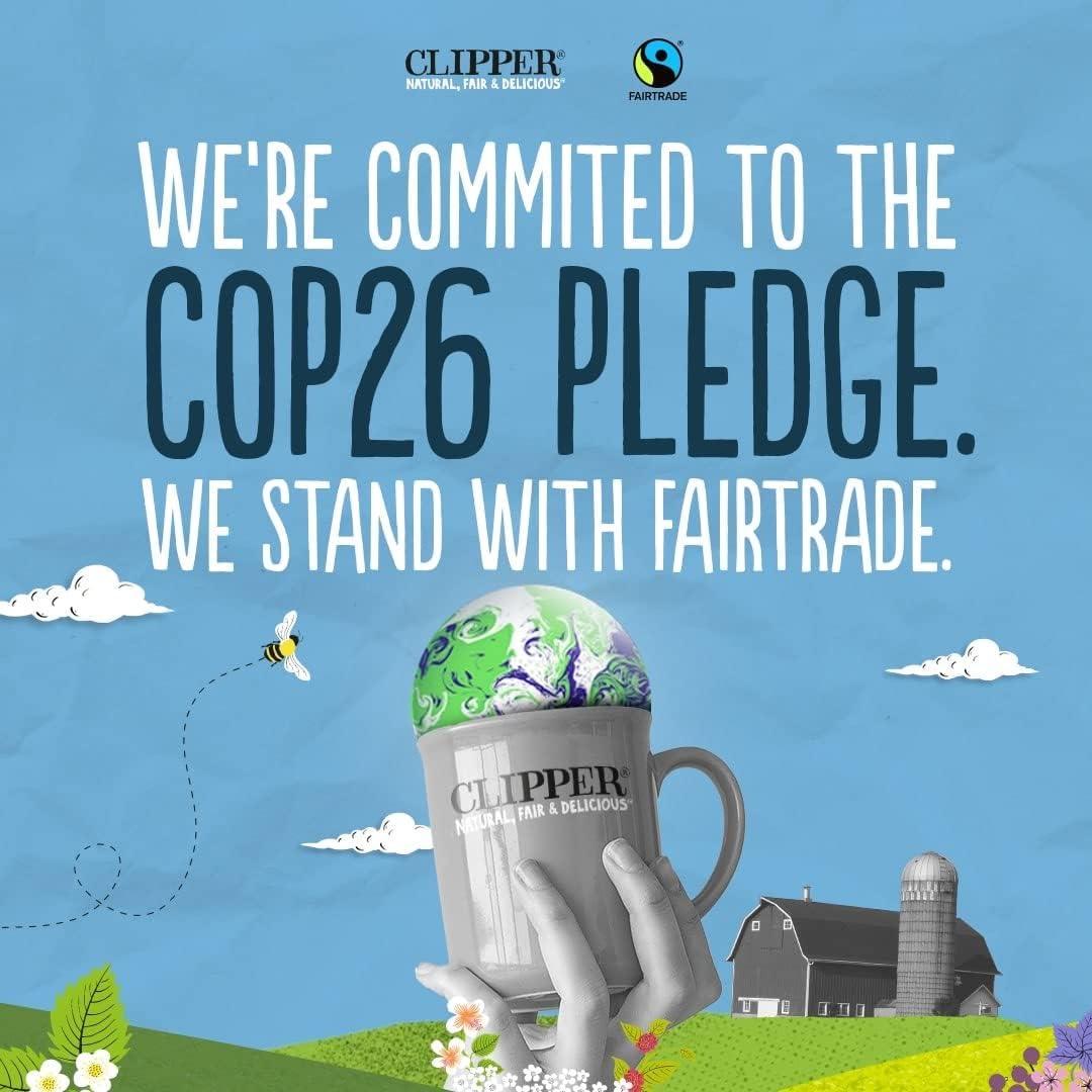 Clipper Fairtrade Organic Everyday 40 Unbleached Plastic-Free Tea Bags