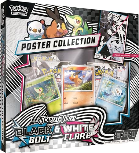 Pokémon TCG: Unova-Postersammlung mit 3 Folien-Promokarten und 4 Boosterpacks