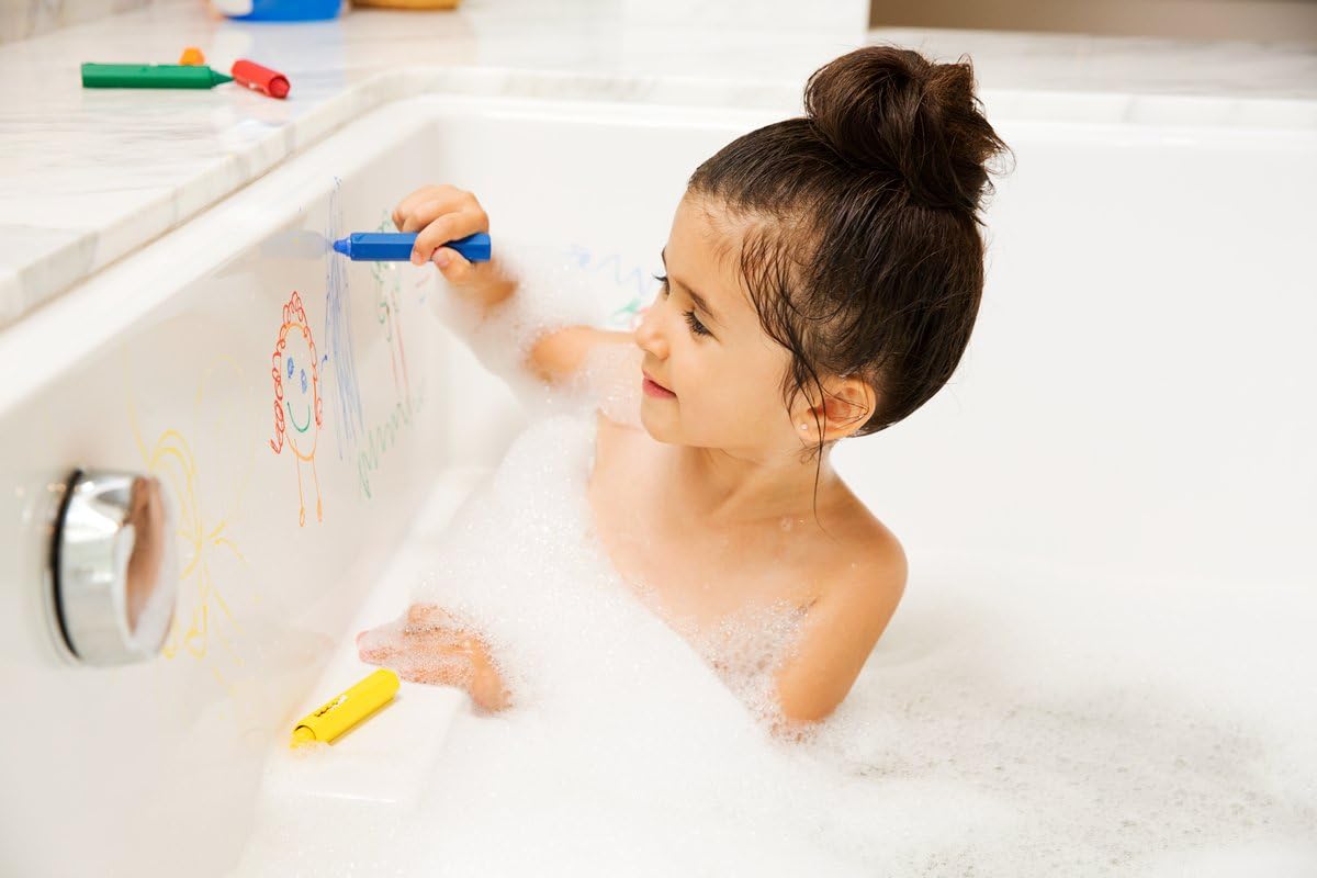 Munchkin Badespielzeug-Buntstifte – 5er-Pack für kreatives Spielen in der Badewanne
