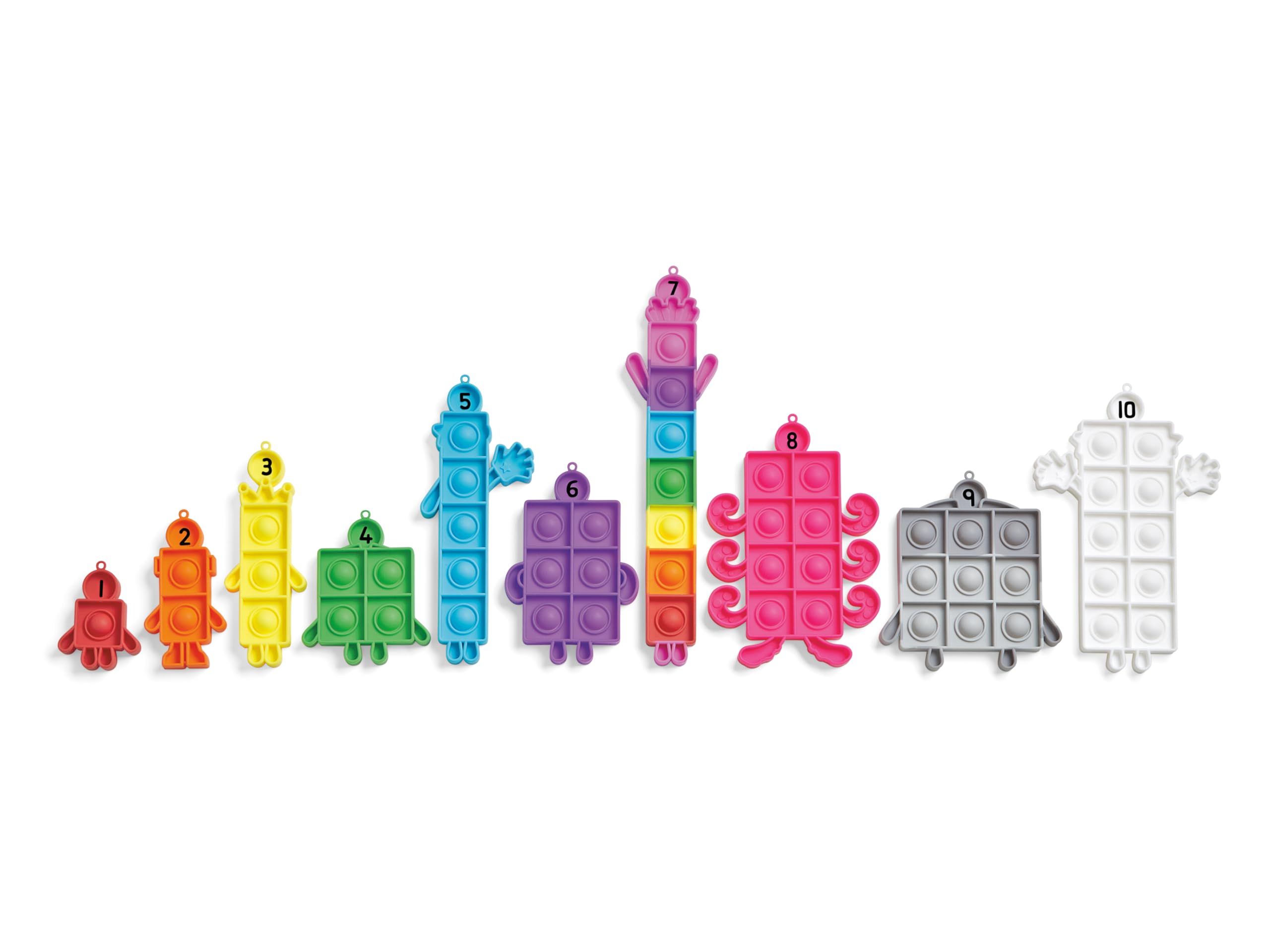 Learning Resources Numberblocks Sensory Bubble Poppers - Educational Fidget Toy for Kids 3+