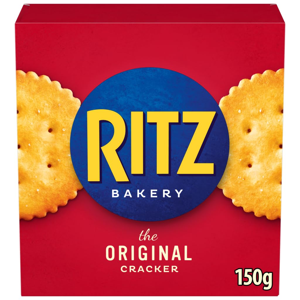 RITZ Original Cracker Box - Classic Savoury Crackers, 150 g (Pack of 1)