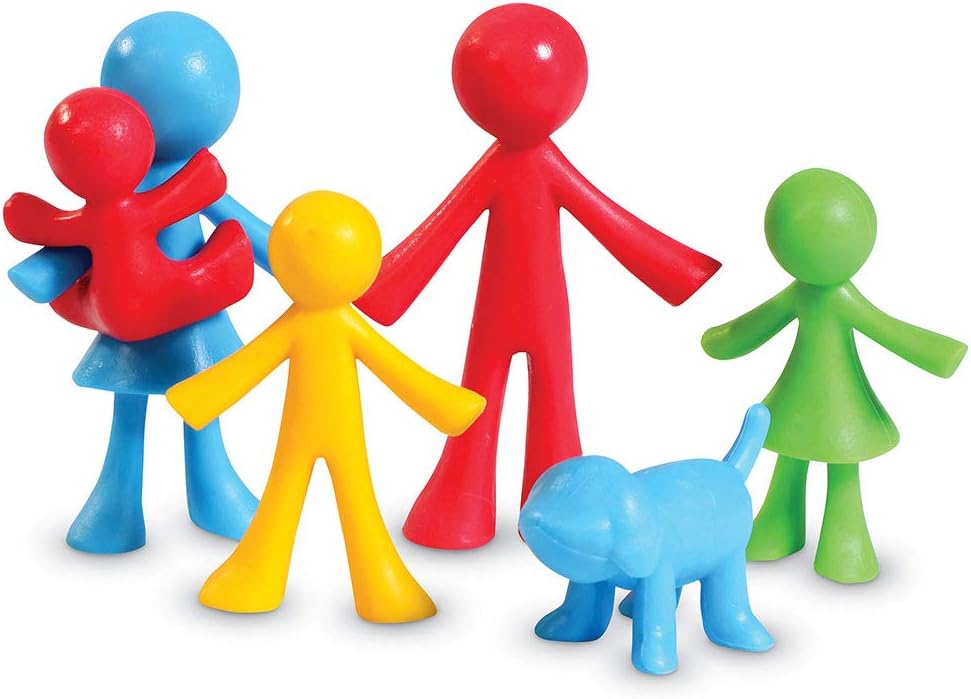 Learning Resources All About Me Family Counters - Educational Toy Set for Early Maths & Role Play