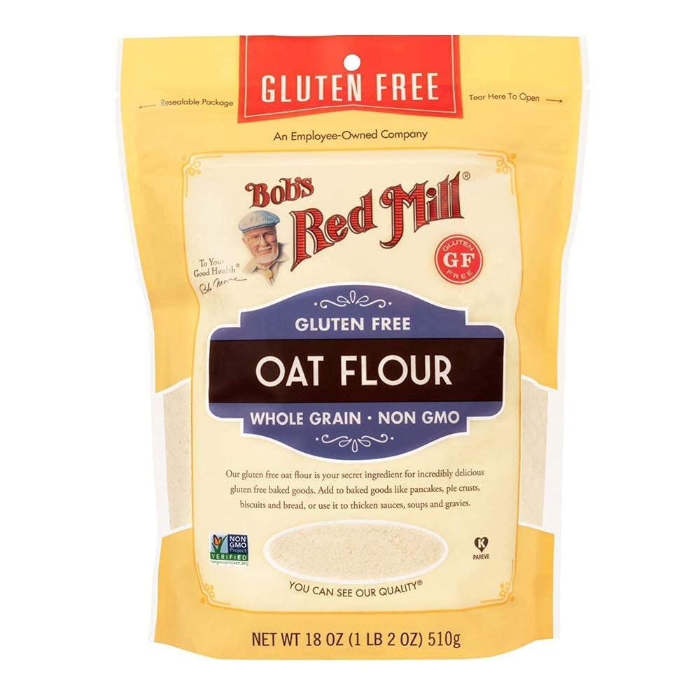 Bob's Red Mill – Glutenfreies Hafermehl, Vollkorn, gentechnikfrei, 510-g-Beutel
