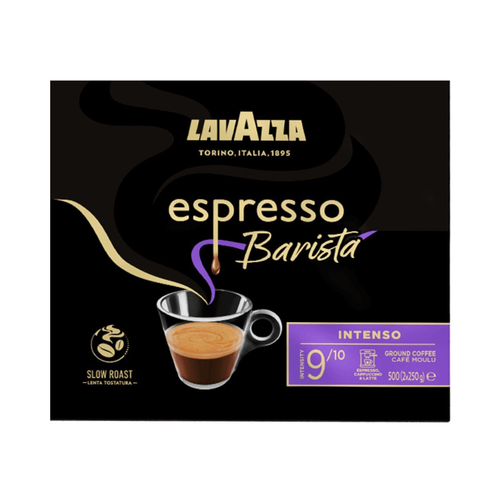 Lavazza Espresso Barista Intenso Ground Coffee Blend for Moka Pot