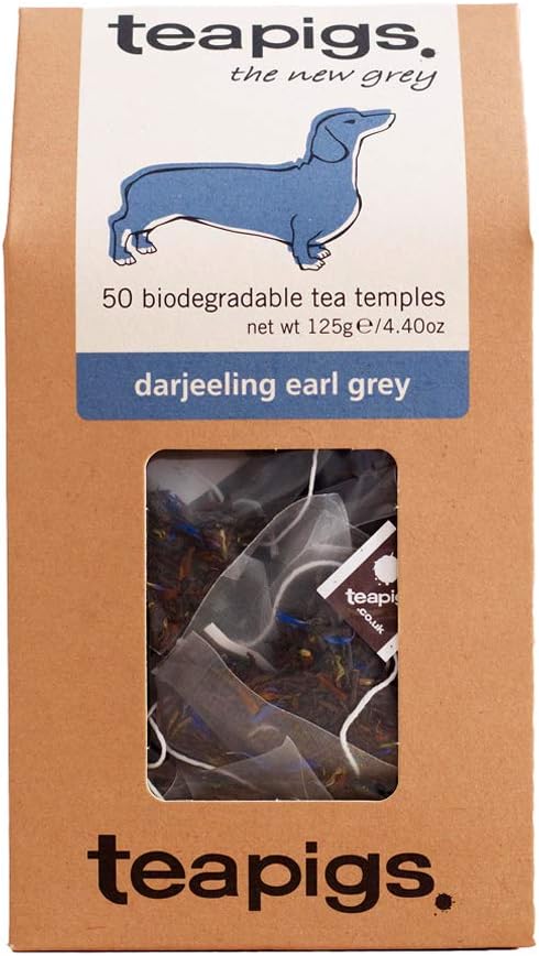Teapigs Darjeeling Earl Grey Teebeutel - Ganzblatt-Tee (76682)