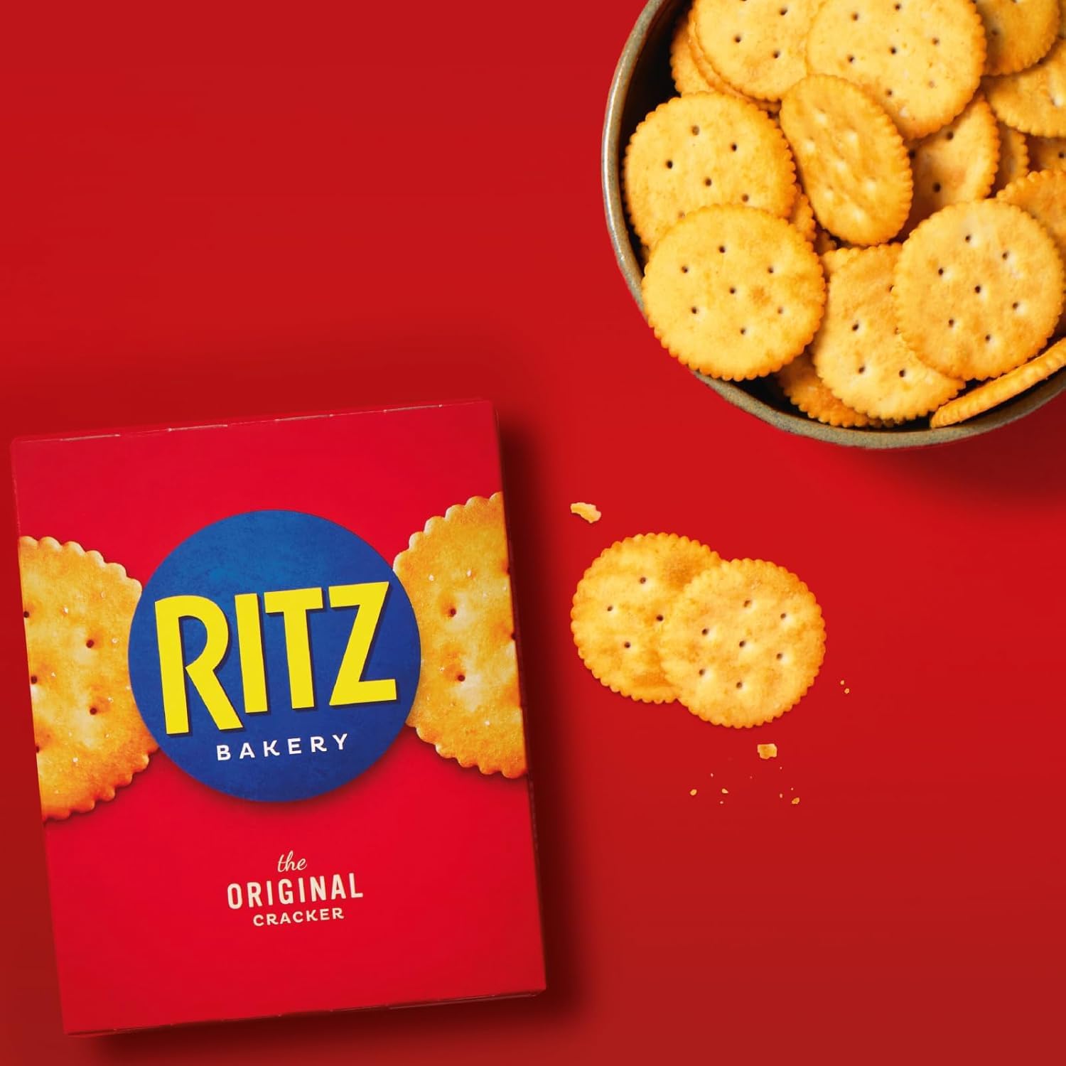 RITZ Cheese Cracker Box, klassische herzhafte Cracker, perfekt zum Naschen