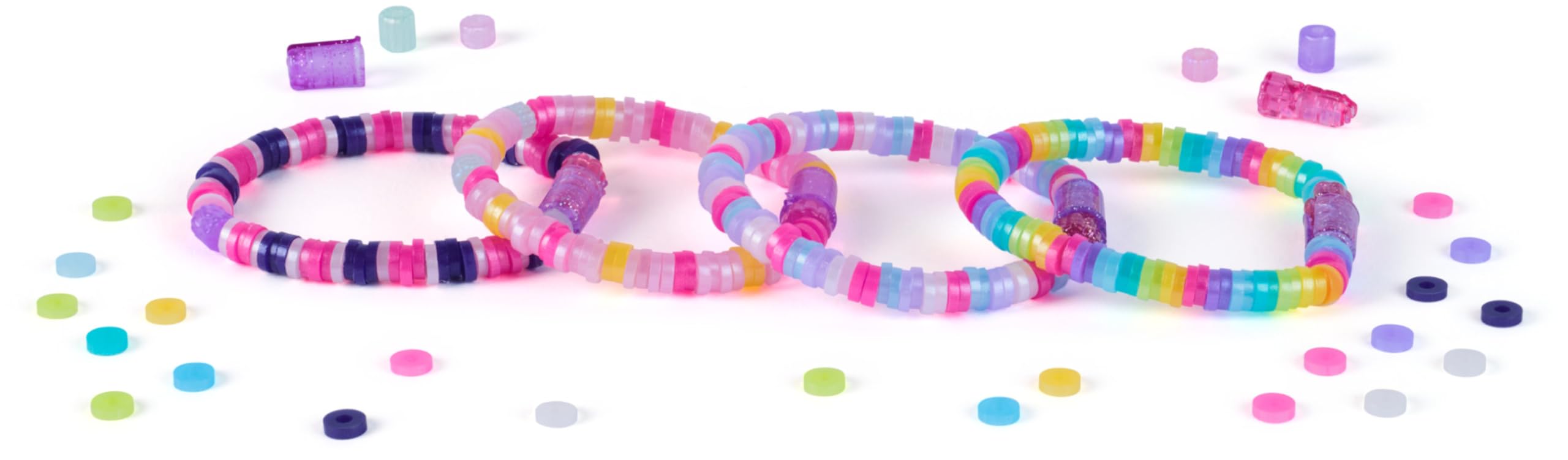 Cool MAKER Stack’d Heishi Expansion Pack - Bracelet Making Kit with 1300+ Beads