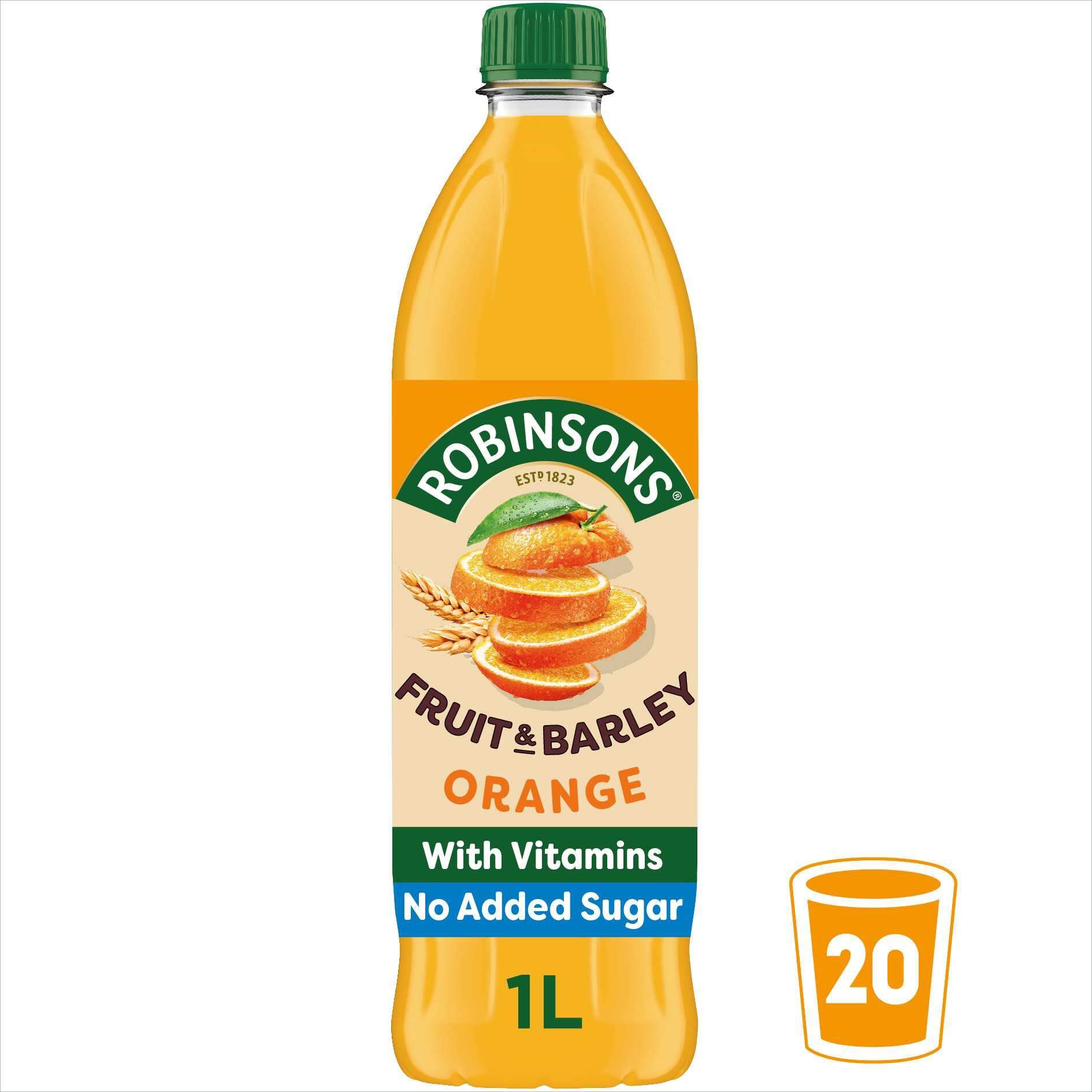 Robinsons Fruit & Barley Orange Squash, 1L