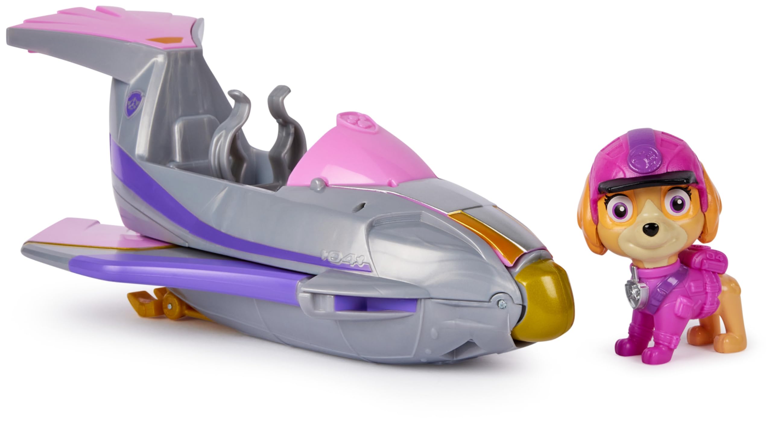 Paw Patrol Jungle Pups Skye Falcon Vehicle - Transforming Toy Jet with Collectible Action Figure, Ages 3+