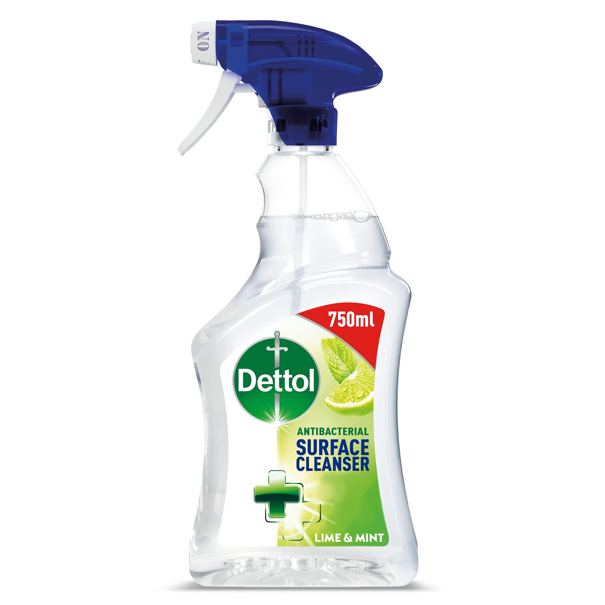 Dettol Antibacterial Surface Cleaning Spray - Lime and Mint, 750 ml