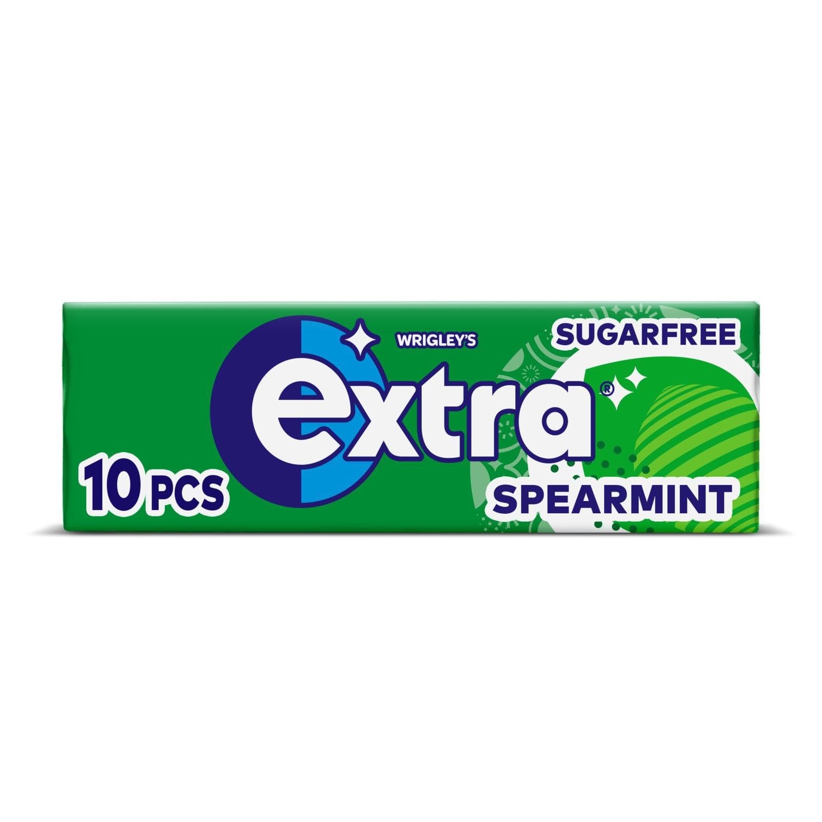 Extra - Spearmint Sugar Free Chewing Gum (300 Pieces, 30 Packs)