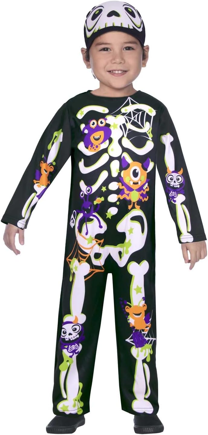Amscan Skeleton Cutie Costume - 2-3 Years