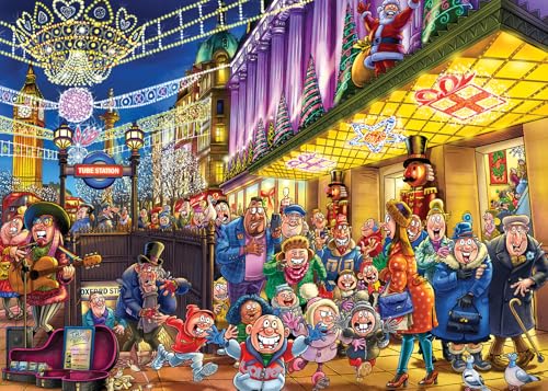 Wasgij Christmas 20: Spirits of Christmas - 2 x 1000 Piece Puzzles for Adults