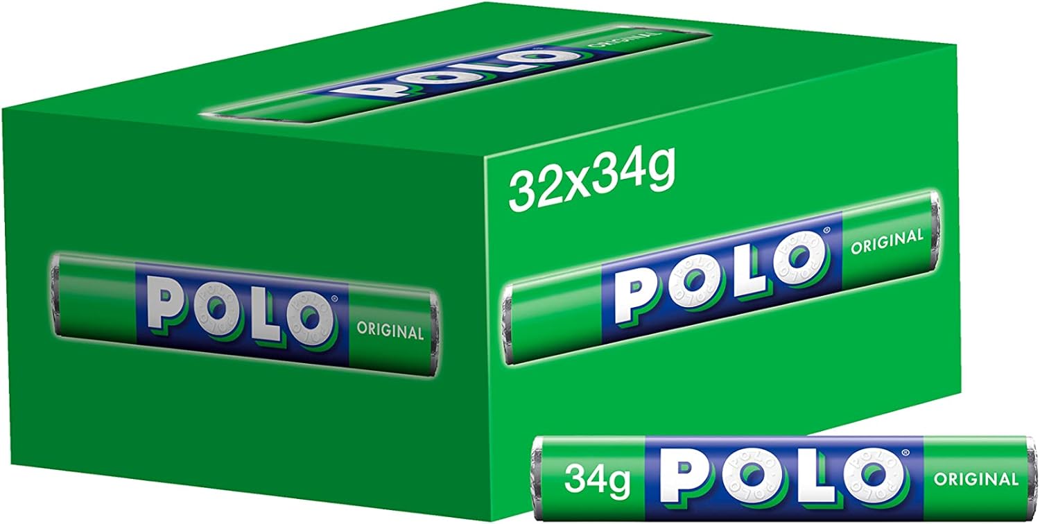 POLO Original Mints Tubes, 32 x 34 g